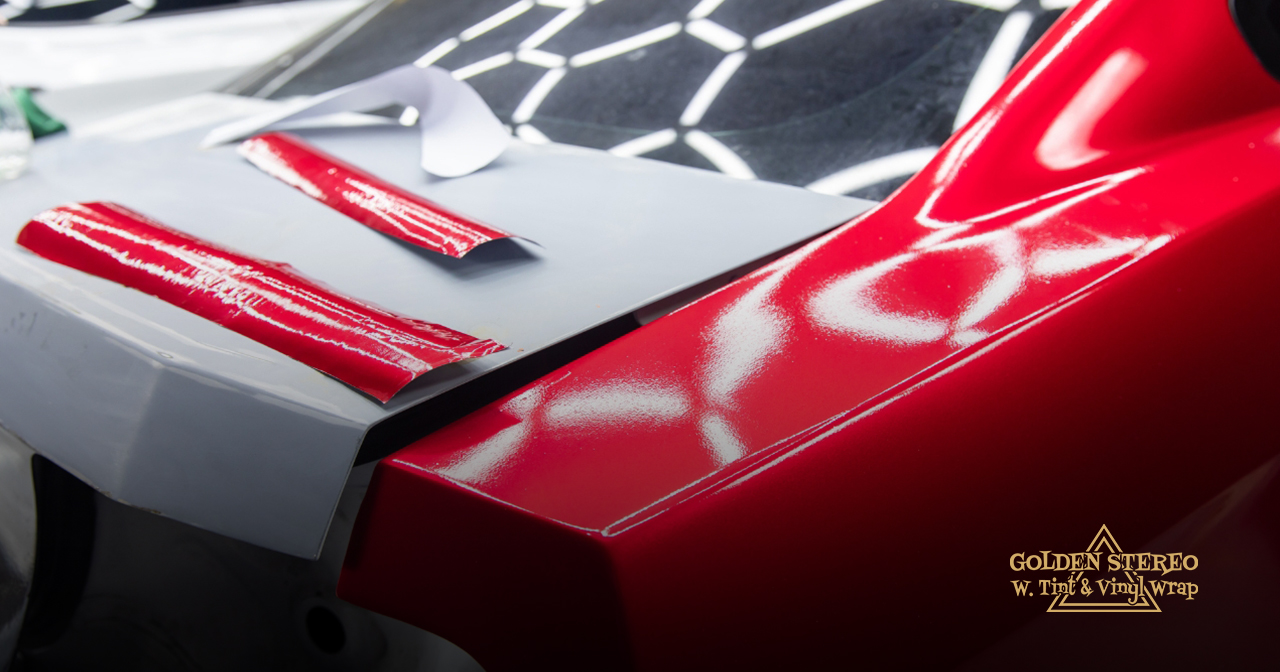 Vibrant colors available in car wrapping for personalized vehicle design.